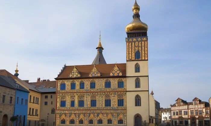 Staroměstská radnice v Mladé Boleslavi – iluminace