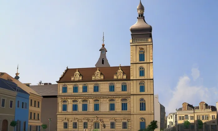 Staroměstská radnice v Mladé Boleslavi – léto
