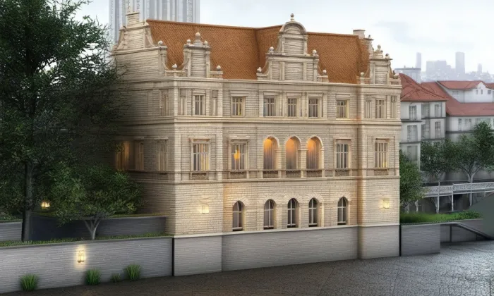 Staroměstská vodárna – noc