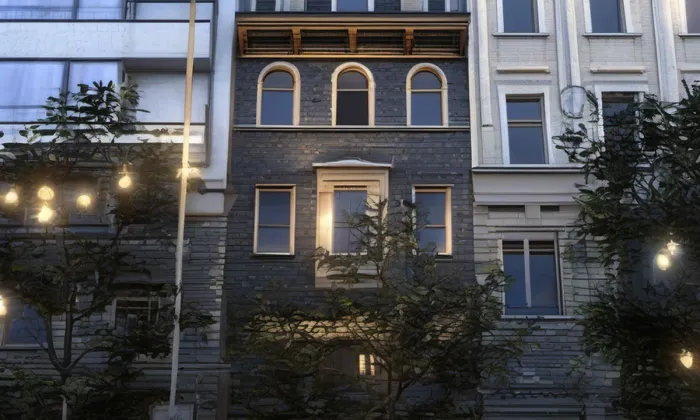 Stutzikův dům – noc