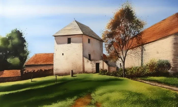 Sudkův Důl – akvarel