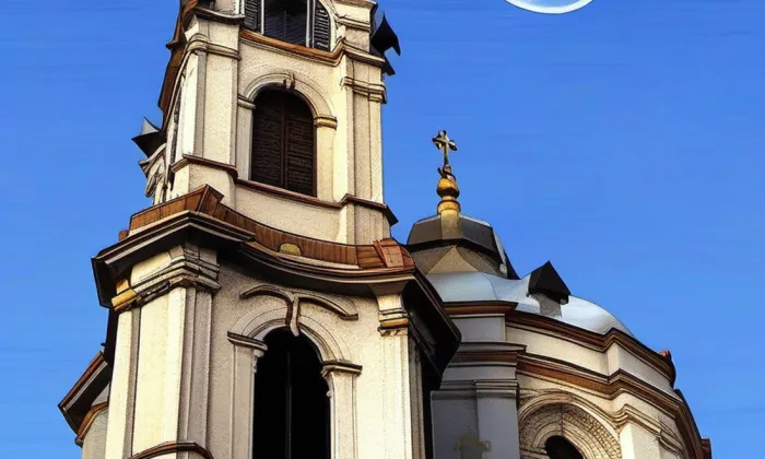 Svatomikulášská městská zvonice – noc
