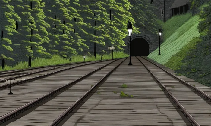 Sychrovský tunel – noc