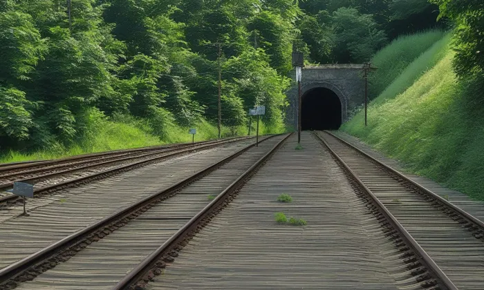 Sychrovský tunel – léto