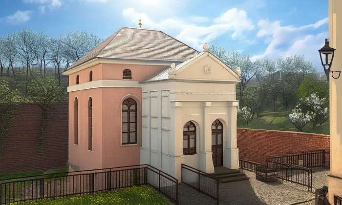 Synagoga v Úštěku – jaro