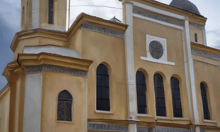 Synagoga v Žatci – noc