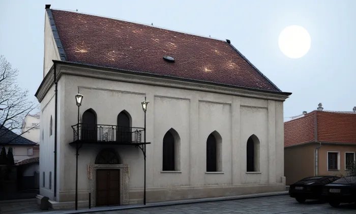 Synagoga v Boskovicích – noc