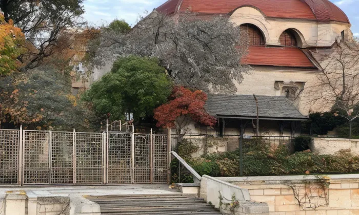 synagoga v Chyši – podzim