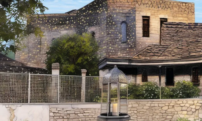 synagoga v Chyši – noc
