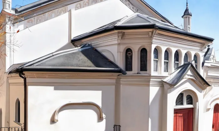 Synagoga v Golčově Jeníkově – podzim