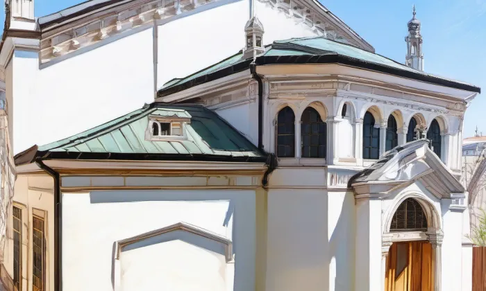Synagoga v Golčově Jeníkově – léto