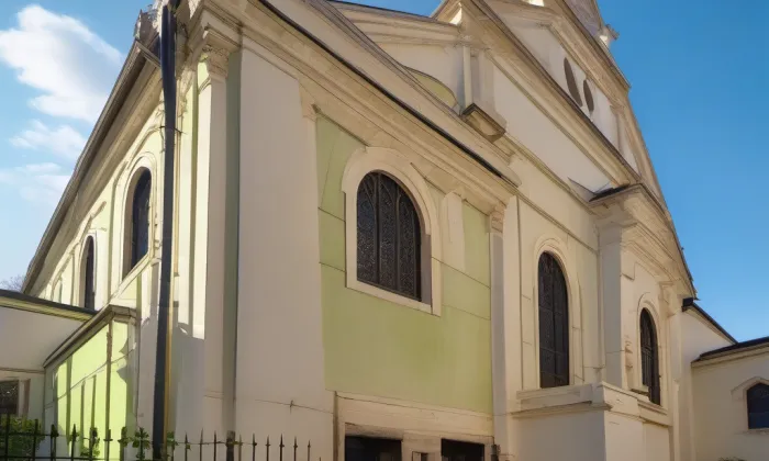 Synagoga v Kolíně – jaro