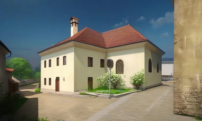 Synagoga v Kosově Hoře – jaro