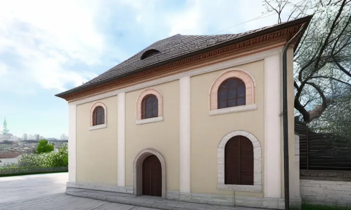 Synagoga v Ledči nad Sázavou – jaro