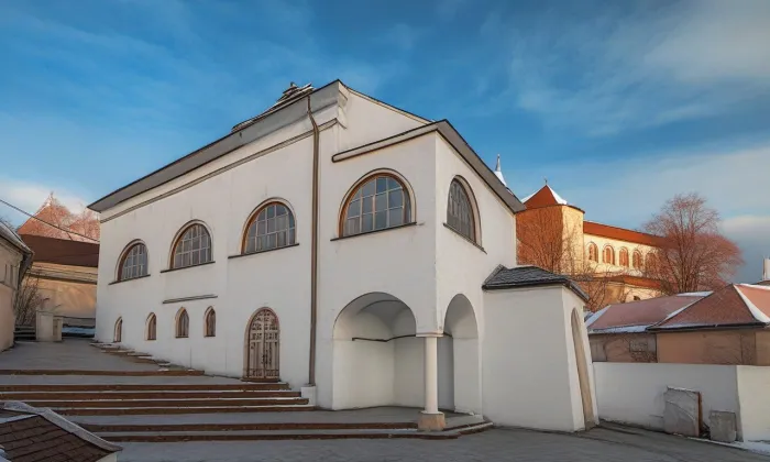 Synagoga v Mikulově – zima