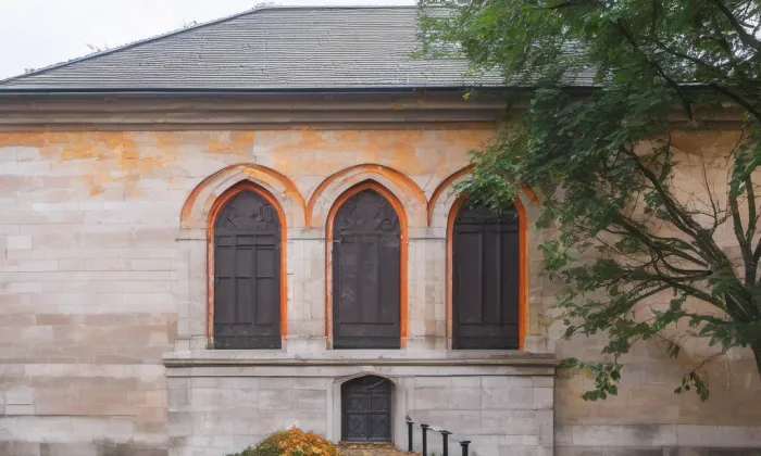 Synagoga v Třebívlicích – podzim