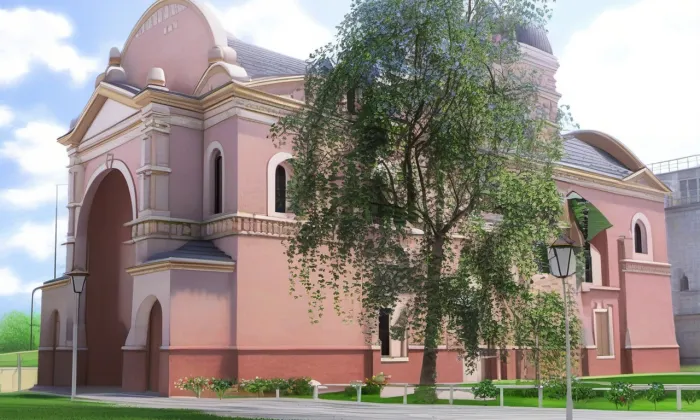 Synagoga v Uherském Hradišti – jaro