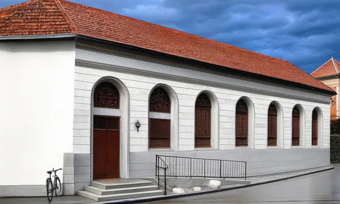synagoga ve Veselí nad Moravou – podzim