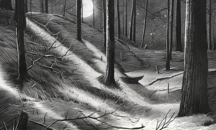 Třebonín – noc