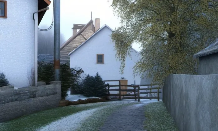 Týnišťský mlýn – zima