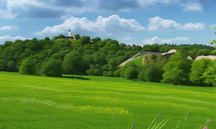 Tasnovice (hradiště) – jaro
