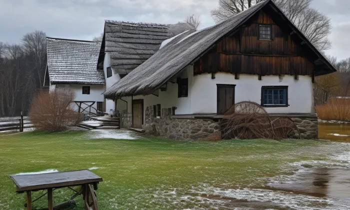 Truhlářský mlýn – zima
