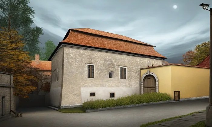 Tvrz Čelákovice – noc