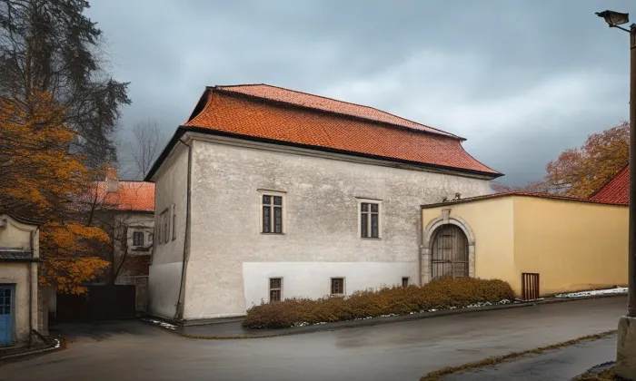 Tvrz Čelákovice – zima