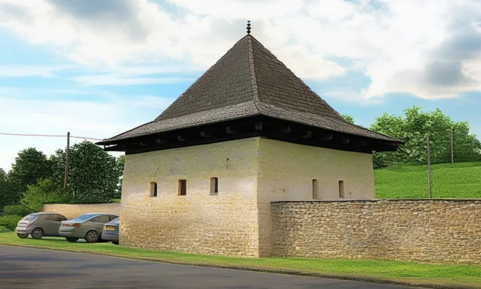 Tvrz (Prostředkovice) – jaro