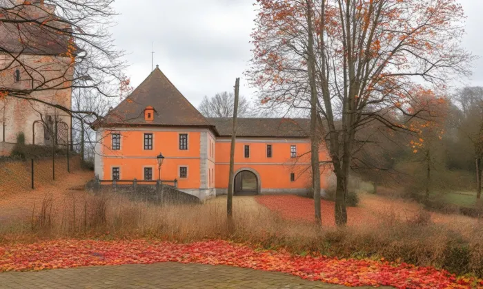Tvrz (Vříšť) – podzim