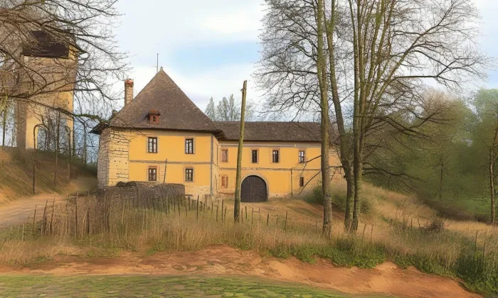 Tvrz (Vříšť) – léto