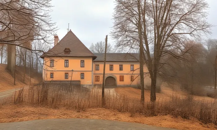 Tvrz (Vříšť) – zima