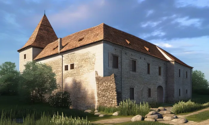 Tvrz Bošovice – noc