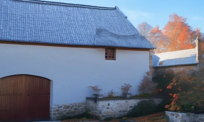 Tvrz Chocholatá Lhota – podzim