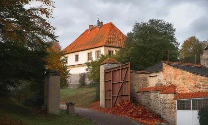Tvrz v Patokryjích – podzim