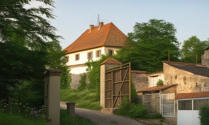 Tvrz v Patokryjích – léto