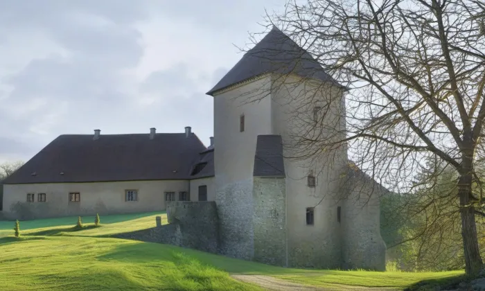 Tvrz Velké Horky – noc