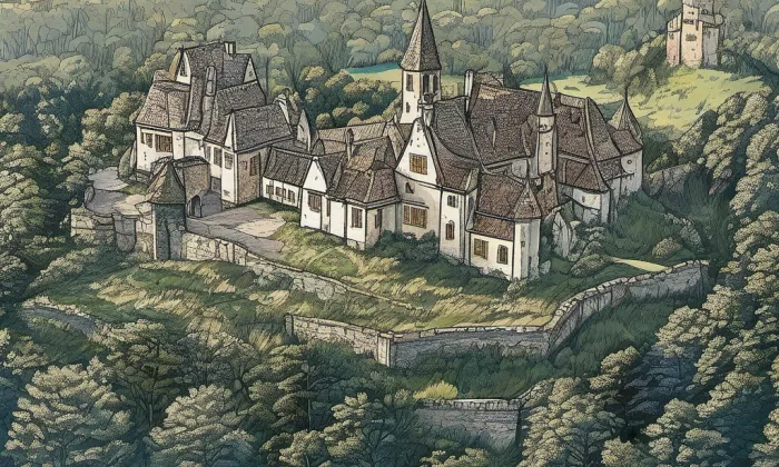 tvrziště Hradiště – léto