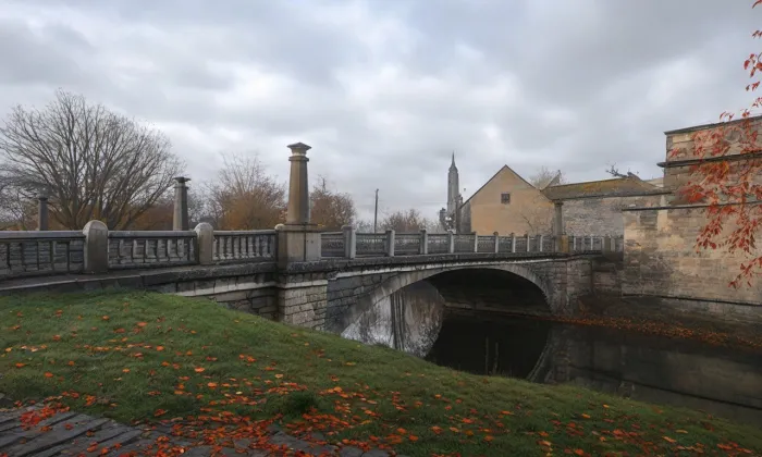 Tyršův most – podzim
