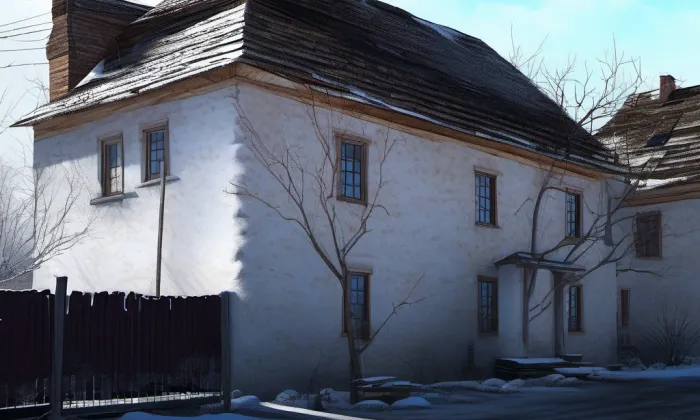 Usedlost čp. 13 (Jinonice) – zima