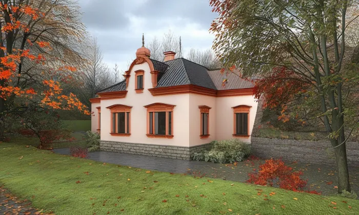 Václavíkova vila – podzim