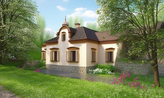 Václavíkova vila – jaro