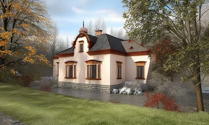 Václavíkova vila – zima