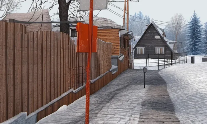 Všetečkova vila – zima