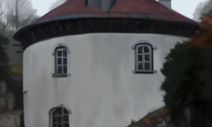 Větrný mlýn (Bzová) – podzim
