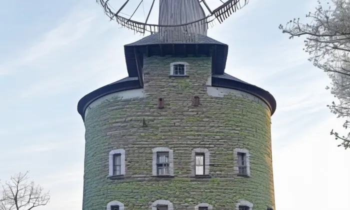 Větrný mlýn Ruprechtov – jaro