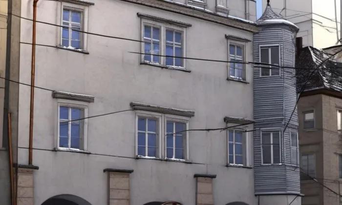 Velikovský dům – zima