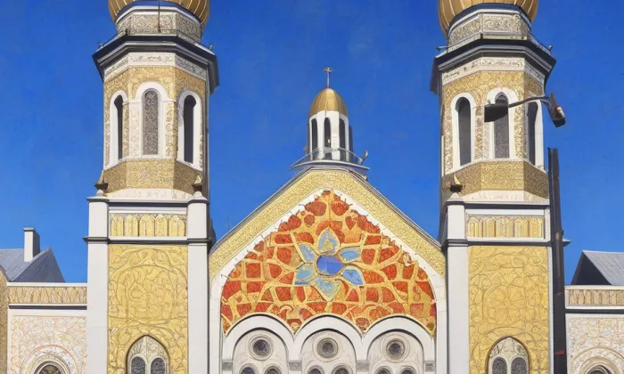 Velká synagoga – iluminace