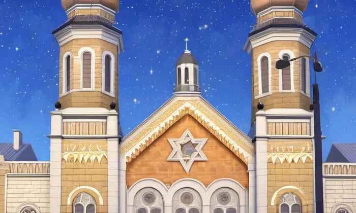 Velká synagoga – noc