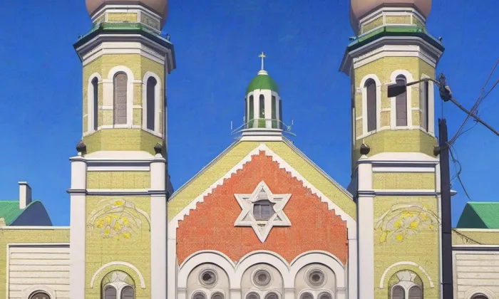 Velká synagoga – jaro
